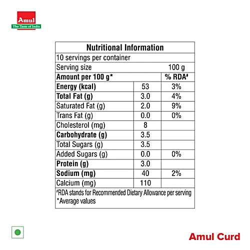 Amul Dahi 800gm