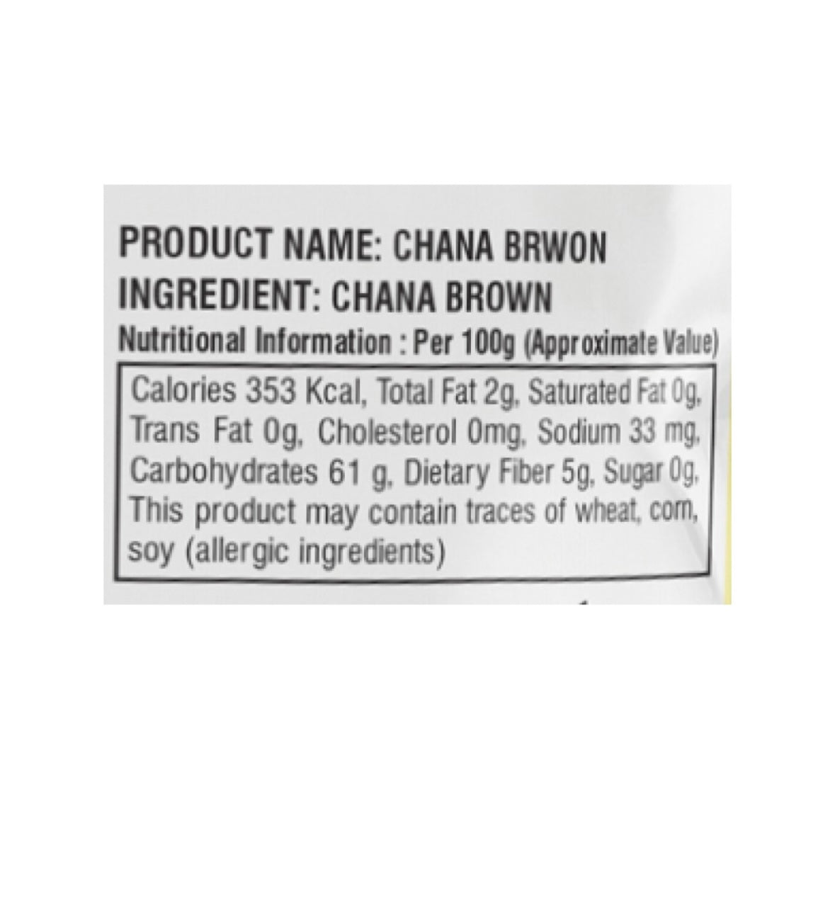 Rajdhani Kala Chana (Kesari Chana)