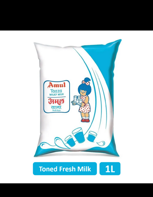 Amul Tond Milk 1ltr