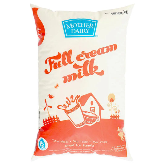 Mother Dairy Full Cream 1Ltr